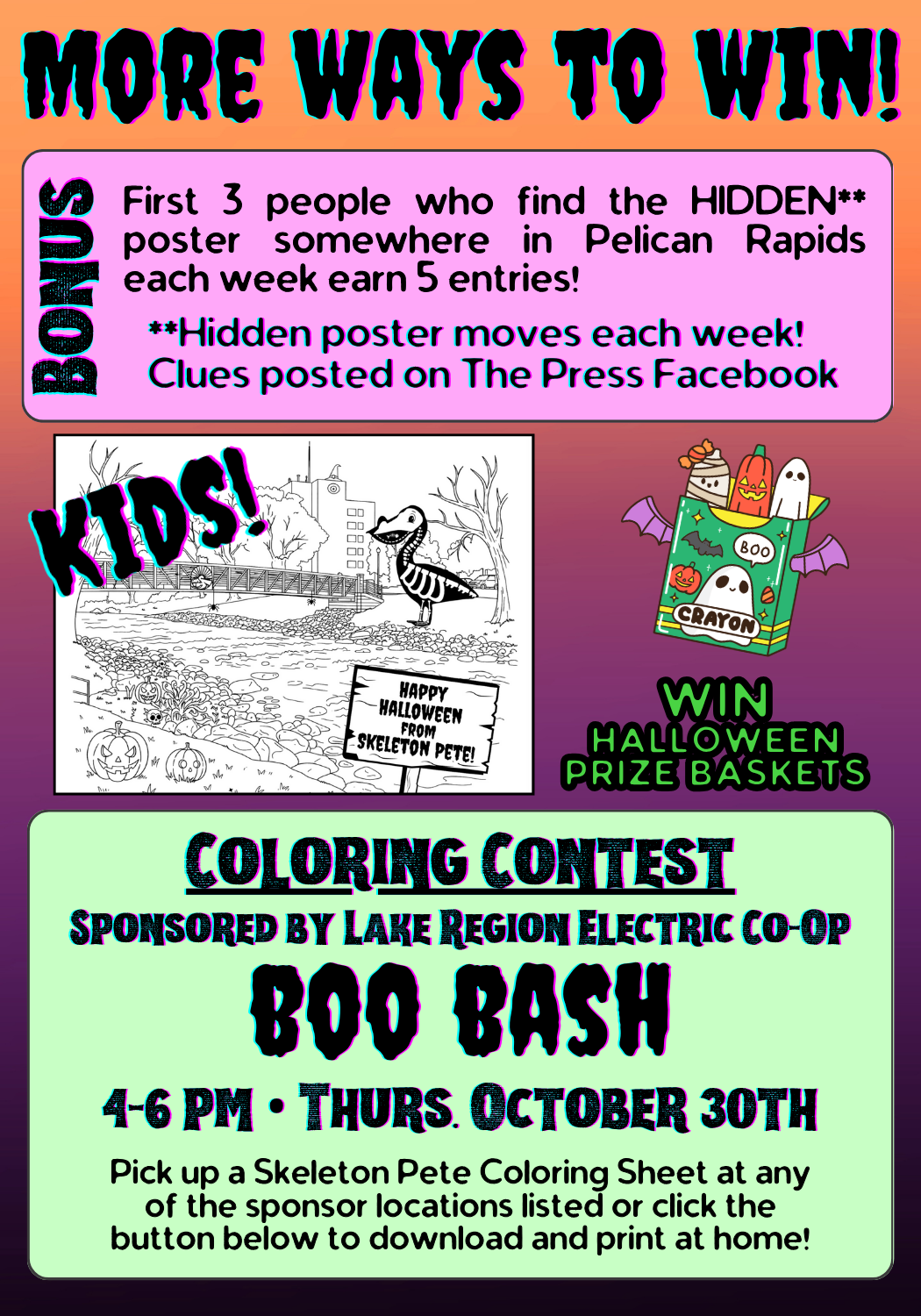 Sponsor locations and addresses